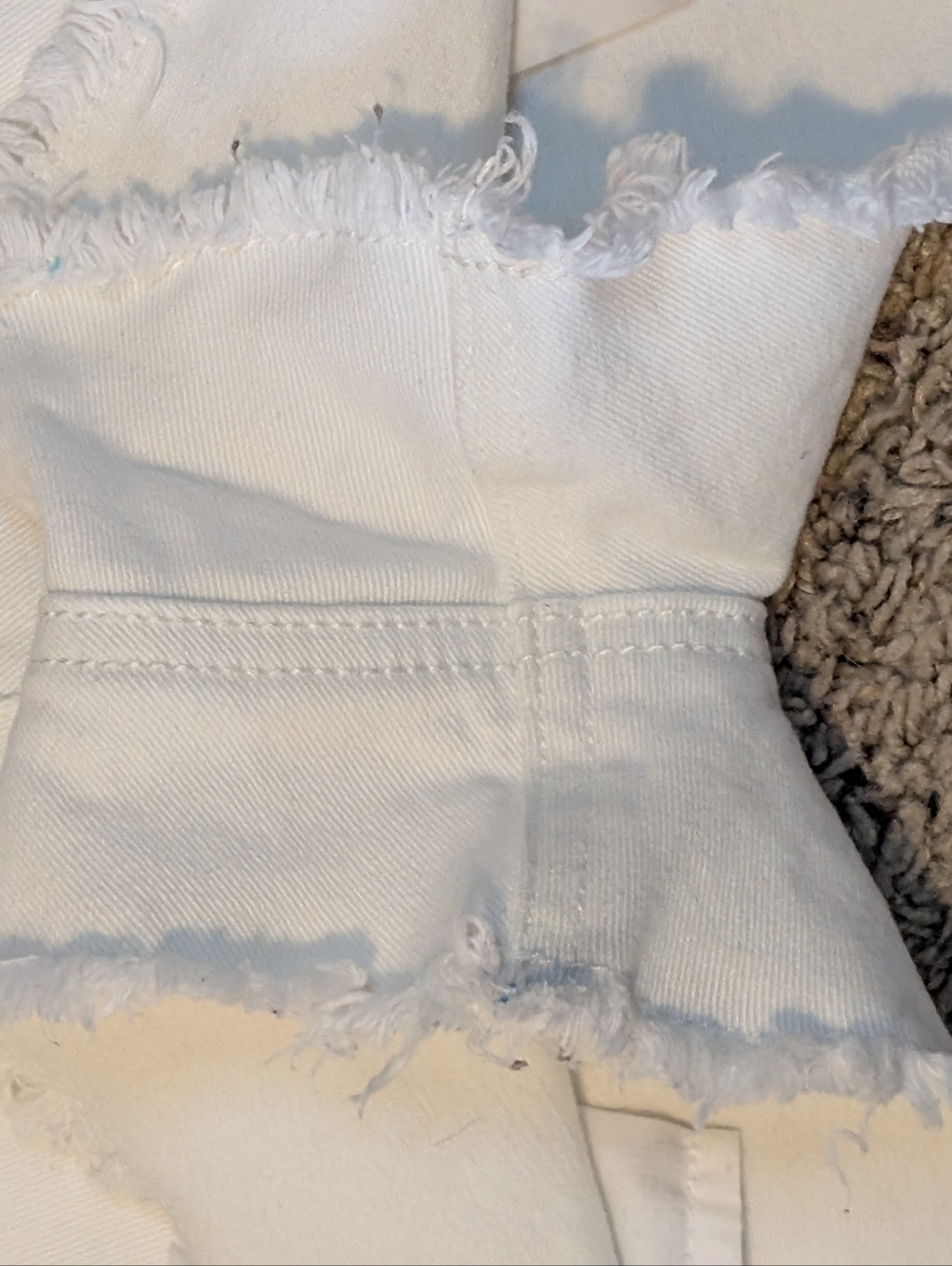 Celebrity Pink Shorts White Distressed Shorts SZ 9/29 - Picture 8 of 12